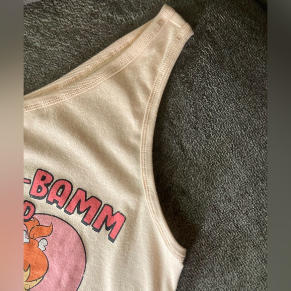 Flintstones Graphic One Shoulder Synched-Side Top - Picture 6 of 6